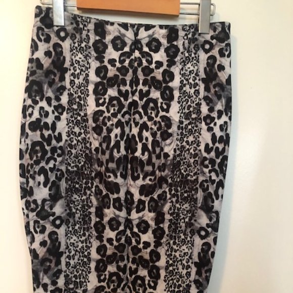 Zara Animal Print Pencil Skirt - Picture 4 of 5